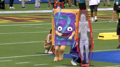 The 2024 Pop-Tarts Bowl mascots hysterically ran NFL combine drills on the field