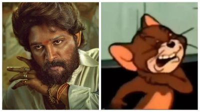 Allu Arjun's 'Pushpa 2' signature move compared to 'Tom and Jerry' in HILARIOUS fan video - WATCH