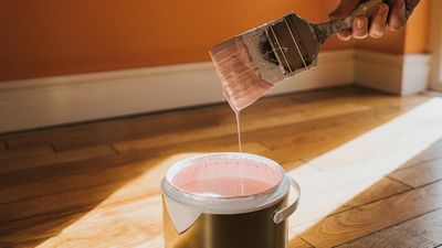 7 practical things you can do with leftover paint around your home including protecting outdoor furniture, tinting cement and creating touch-up kits