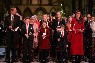 In Pictures: Carol service brings some joy at end of difficult year for royals