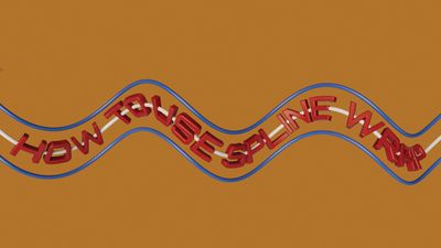 How to animate an object along a spline in Cinema 4D