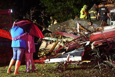 Two dead and six injured as tornadoes tear through parts of Texas and Mississippi