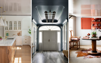 These 7 traditional spaces all have something unexpected in common – it's an easy paint trick that gives them an elevated edge