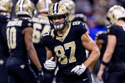 Watch: Saints TE Foster Moreau with huge long TD vs former team Raiders