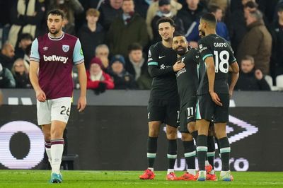 West Ham 0-5 Liverpool: Five-star Reds send another Premier League title statement