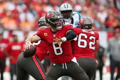 The Best Reactions From Mayfield, Buccaneers Win Over Panthers