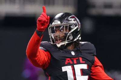 Falcons LB Matthew Judon sacks Commanders QB Jayden Daniels