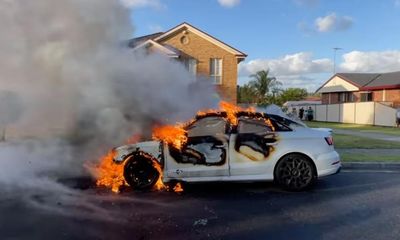 Sydney shooting: alleged getaway driver charged after man shot dead in Canley Heights and car found burning