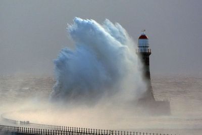 Ferries and trains disrupted as snow, wind and rain warnings in force