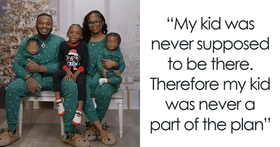 Mom Reacts To Viral Christmas Photos Of Son In Different Pajamas Than Half-Siblings