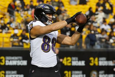 Ravens open practice window for TE Charlie Kolar ahead of season finale