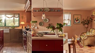 An unexpected color palette gives this European-inspired kitchen a characterful transformation – take a look inside