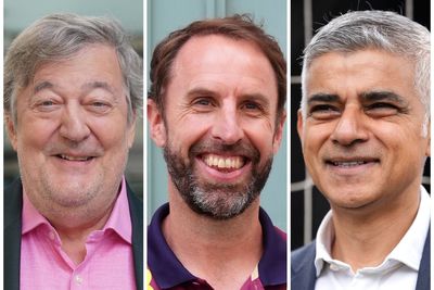 Stephen Fry, Gareth Southgate and Sadiq Khan knighted in New Year Honours