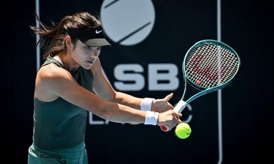 Emma Raducanu back injury leaves her facing race to be fit for Australian Open