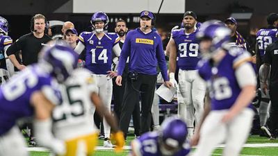 Mics Caught Kevin O'Connell's NSFW Celebration After Vikings' Game-Sealing Catch