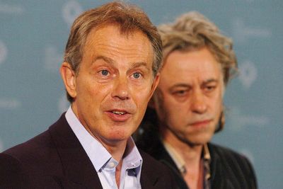 Geldof urged Blair to take international lead on aid for Africa