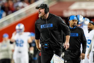 Dan Campbell delivers emotional locker room speech after Lions beat the 49ers