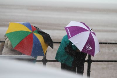 Wind, rain and snow hit UK as New Year’s Eve events cancelled