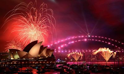 New Year’s Eve: ball drops in New York’s Times Square as celebrations take place across the globe – as it happened