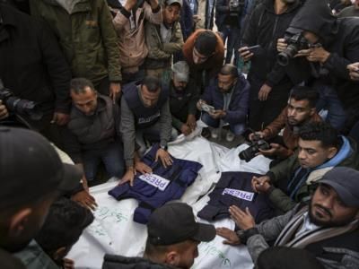 Five Journalists Killed In Israeli Strike In Gaza