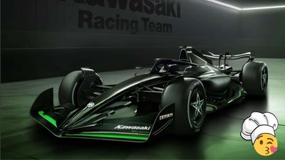 This Supercharged Kawasaki H2R F1 Car Isn't Real, But I Wish It Was