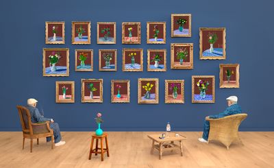 David Hockney plays with our perception of fine art in Palm Springs