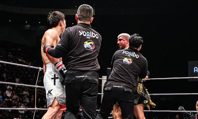 Video: Referee punched twice in mid-fight brawl at RIZIN 49: Decade event