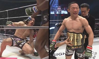 RIZIN 49 video: Kyoji Horiguchi survives knockdown, defends title vs. Nkazimulo Zulu