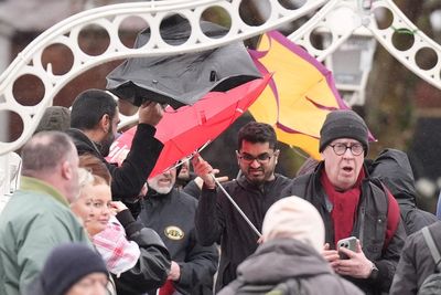 Rain warning and temperatures set to plunge as Ireland celebrates new year