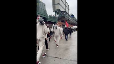 Chicago Blackhawks Arrived in Style to Winter Classic at Wrigley Field