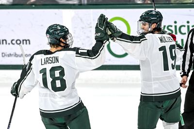 Adam Nightingale, Joey Larson talk GLI victory for Michigan State