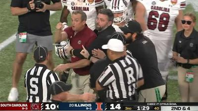 South Carolina’s Shane Beamer Charges at Illinois’s Bret Bielema Over Citrus Bowl Taunt