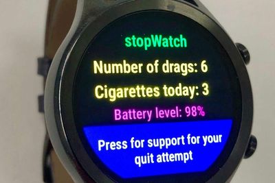 Smartwatch technology could help people quit smoking, study finds