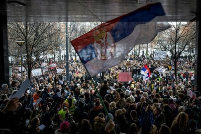 Serbia Enters New Year With Student Protests Over Train Station Tragedy