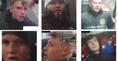 CCTV images released after 'large-scale disturbance by football fans'