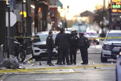 Driver Rams Pickup Truck Into Crowd During New Year's Celebrations