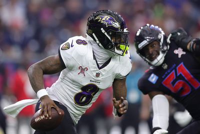 WATCH: Lamar Jackson’s reaction to breaking all-time QB rushing record