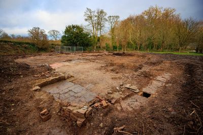 Remains of 300-year-old building complex unearthed by chance on country estate