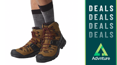 Start your new year in the backcountry with these trusty Salomon hiking boots - now 25% off