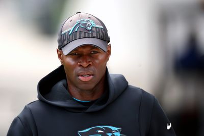 Panthers DC Ejiro Evero is asked if he expects to be back in 2025