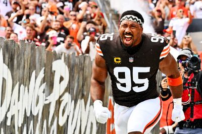 Myles Garrett give three-word answer on why he’s the NFL’s best defensive player