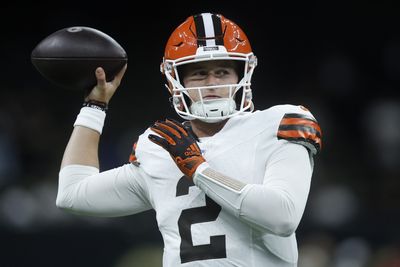 Ravens point spread vs. Browns rises after Cleveland names Bailey Zappe starting QB