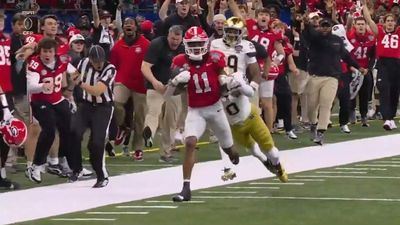 Inactive Georgia Player, Wearing No Pads, Flagged for Interference in Sugar Bowl