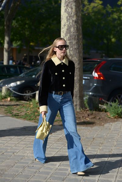 How to Style Flare Jeans From Practically Imperceptible All the Way to Borderline Bell-Bottoms