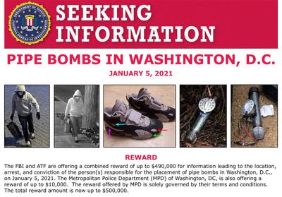 FBI releases new video of a suspect planting a pipe bomb near DNC offices on eve of the Capitol riot