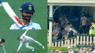 Drama at SCG! Nervous Rohit Sharma jumps out of his seat for Virat Kohli’s golden duck call