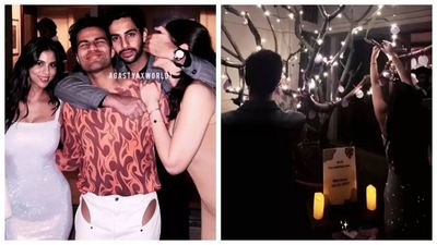 Suhana Khan rings in New Year with rumoured boyfriend Agastya Nanda: Pics