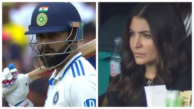 Anushka Sharma's ANGRY reaction goes VIRAL after Virat Kohli's early dismissal against Australia in ongoing Test match - WATCH
