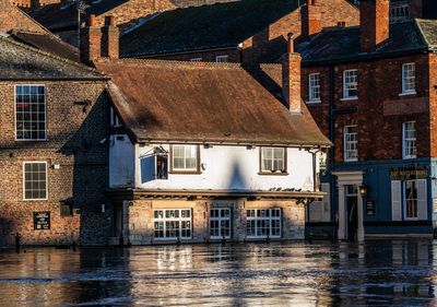 York flooding surrounds riverside businesses after Ouse bursts banks