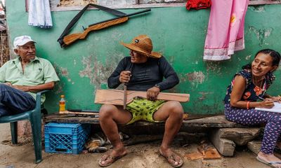 ‘In 10 years we may cease to exist’: rising seas and influx of tourists threaten to engulf Panama island